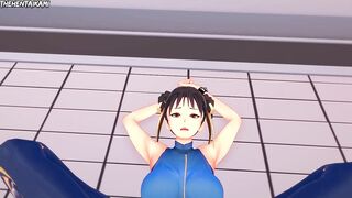 Chun-Li Gives You a Footjob To Train Her Sexy Body! Street Fighter Feet Hentai POV