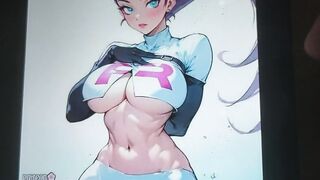 Pokemon tribute babe Jessie Misty JIZZ TRIBUTE