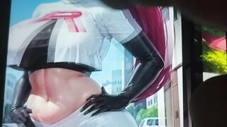 Pokemon tribute babe Jessie Misty JIZZ TRIBUTE