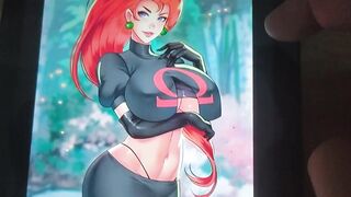 Pokemon tribute babe Jessie Misty JIZZ TRIBUTE
