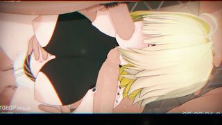 Blonde Girl Gets Cum Inside Pussy On Gangbang!