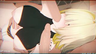 Blonde Girl Gets Cum Inside Pussy On Gangbang!