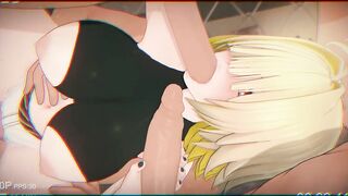 Blonde Girl Gets Cum Inside Pussy On Gangbang!