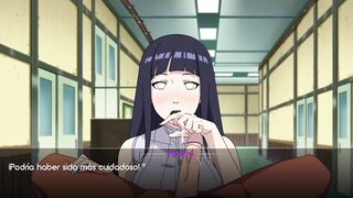 Receiving a blowjob from Hinata at School - KUNOICHI TRAINER - [Scenes + Download]