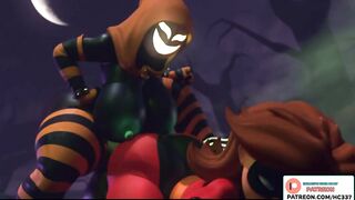 Elastigirl Halloween Futanari Fucking | Cartoon Futa Animation The Incredibles