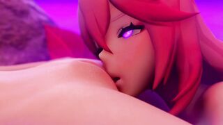 Yae Miko loves to taste Raiden's lips | Genshin Impact