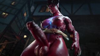 Baldur's Gate Futa Lae'zel x Karlach