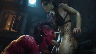 Baldur's Gate Futa Lae'zel x Karlach