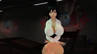 Second Life Slut Falara getting pinned down at bowling center