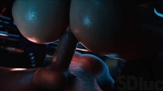Reina Mishima cock and balls ride (Tekken 8)