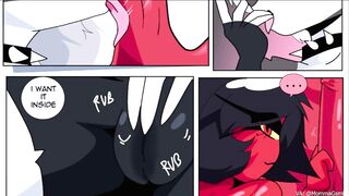 Helluva Boss Loona Has Threesome With Moxxie And Millie