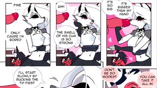 Helluva Boss Loona Has Threesome With Moxxie And Millie