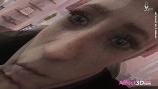 Futanari gamer fucking her favorite super in a 3D animated porn