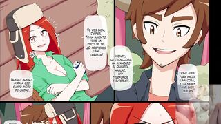 Busty redhead Wendy fucked by her stepsister's boyfriend
