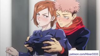 Jujutsu Kaisen Nobara Kugisaki and Yuji Itadori Hentai Story
