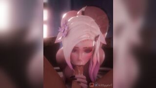 Ahri Pleases You With Her Mouth~ ❤️???? [League Of Legends Ahri Porn Animation]