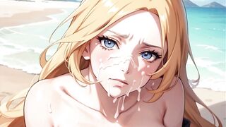 Hentai Bitches Loving cum uncensored on the beach