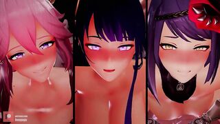 _genshin+impact+mmd+inazuma+go+bengugu