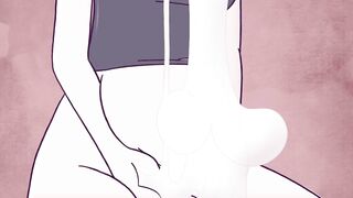 Claire and Edgar cumshot animation