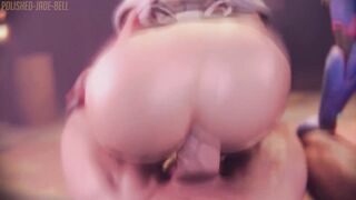 Kiriko and Dva: Tiebreaker ???????????? [Overwatch 2 Hentai 3D Animation]