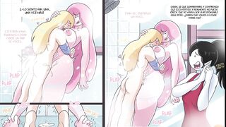 Finn Fucks Princess Bubblegum in the Shower