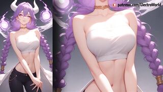 Aura from Frieren uses her powers for hot sex