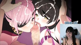 I learned a lot watching this Double Blowjob - Evil Urami HENTAI