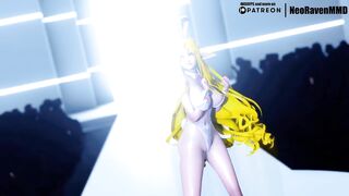 [MMD]STAYC - Teddy Bear (Soraka/Gwen/Ahri/Xayah/Lulusa) [StripSwap ver.]