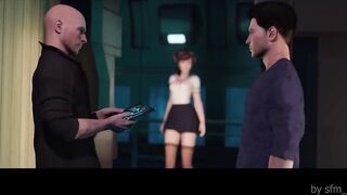 D.Va on a secret mission - Long scene - SOUND 4K 60FPS - April 2024