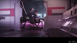 D.Va on a secret mission - Long scene - SOUND 4K 60FPS - April 2024