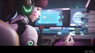 D.Va on a secret mission - Long scene - SOUND 4K 60FPS - April 2024