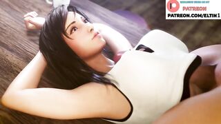 Tifa Hard Fucking In House And Getting Creampie | Best Final Fantasy Hentai 4k 60fps