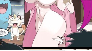 Jessie Recibe Una Corrida Interna, Ash La Folla Con Su Enorme verga