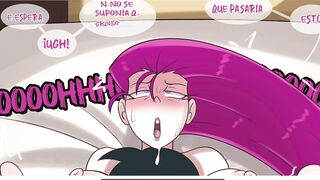 Jessie Recibe Una Corrida Interna, Ash La Folla Con Su Enorme verga