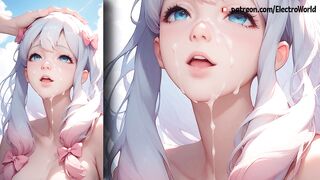 Izumi Sagiri shows off her perfect body