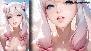 Izumi Sagiri shows off her perfect body