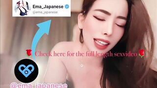 Japanese girl moan loud in doggy style