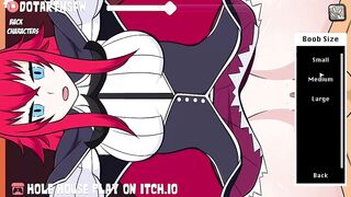Hole House Gameplay Rias Gremory Fucked In Her Outfit Moaning Orgasm