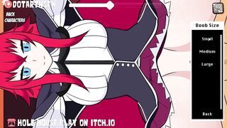 Hole House Gameplay Rias Gremory Fucked In Her Outfit Moaning Orgasm