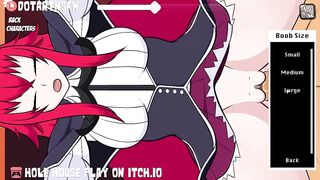Hole House Gameplay Rias Gremory Fucked In Her Outfit Moaning Orgasm