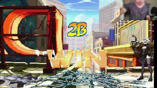 2B and storm x-men (gameplay)