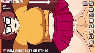 Velma Bent Over Doggystyle Cum Filling Overflowing - Hole House