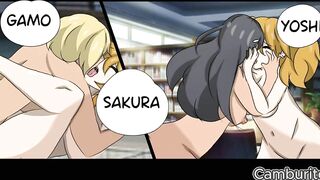 Nagatoro Licks Her Friends' Tits and Pussies - Ijiranaide, Nagatoro-san