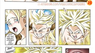 Caulifla fucks Trunks' huge cock until he cums part 2 - Dragon Ball Super