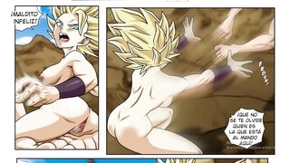 Caulifla fucks Trunks' huge cock until he cums part 2 - Dragon Ball Super