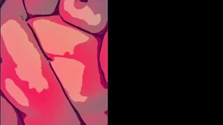 solo female as adult comic milf masturbating