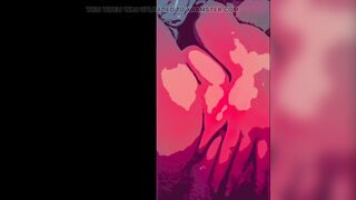 solo female as adult comic milf masturbating