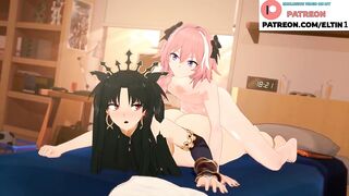 ASTOLFO HOT fUCKING ISHTAR AFTER MCDONALDS | HOT FATE HENTAI 4K 60FPS