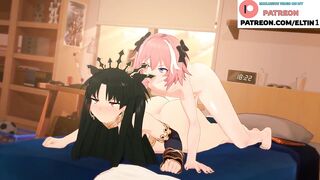 ASTOLFO HOT fUCKING ISHTAR AFTER MCDONALDS | HOT FATE HENTAI 4K 60FPS