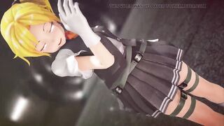Mmd R-18 Anime Girls Sexy Dancing Clip 249